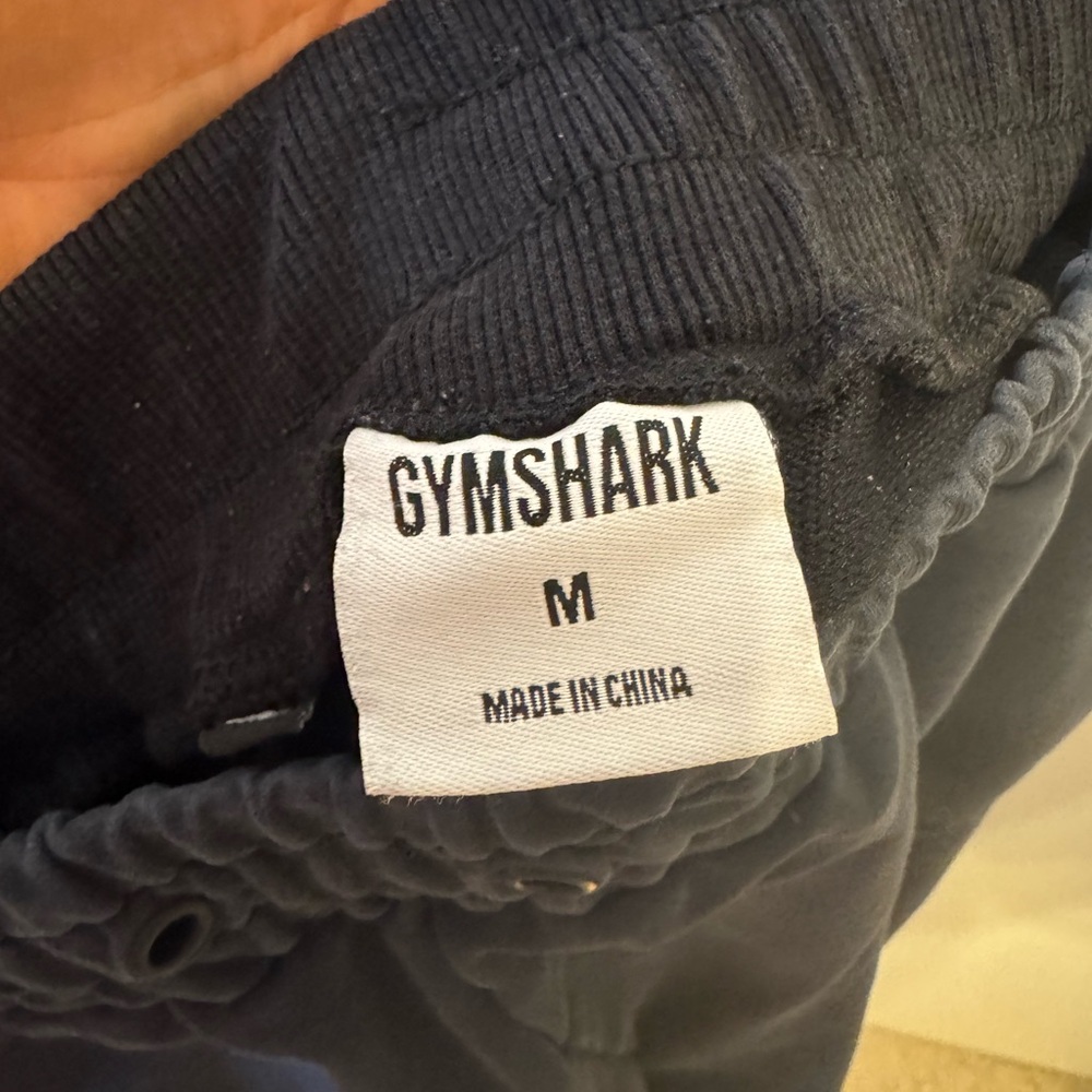 Gymshark Black‎ Athletic Joggers with Logo - Picture 9 of 10